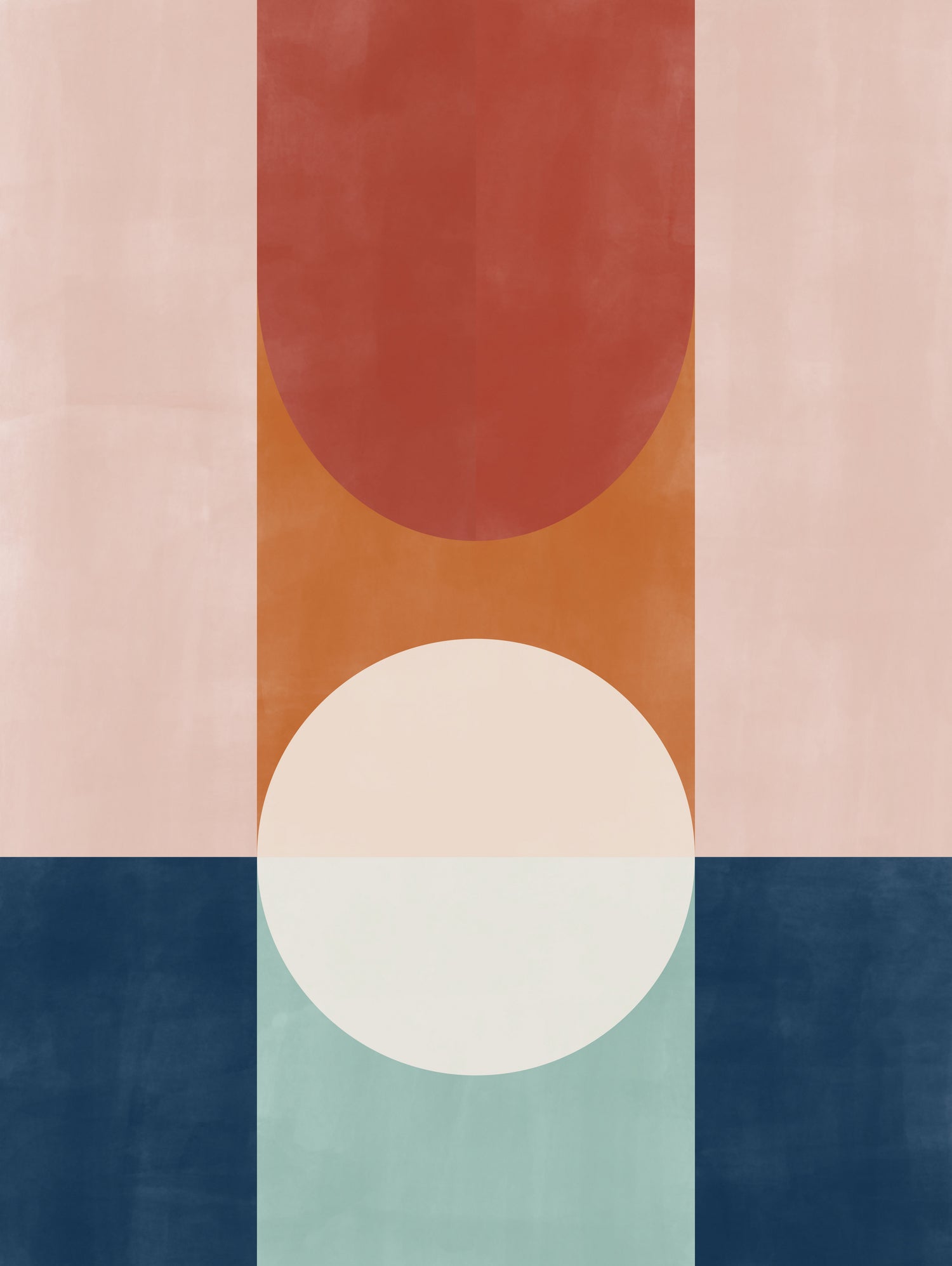 Abstract Design With Geometric Shapes by Elena Ristova on GIANT ART - abstract abstract