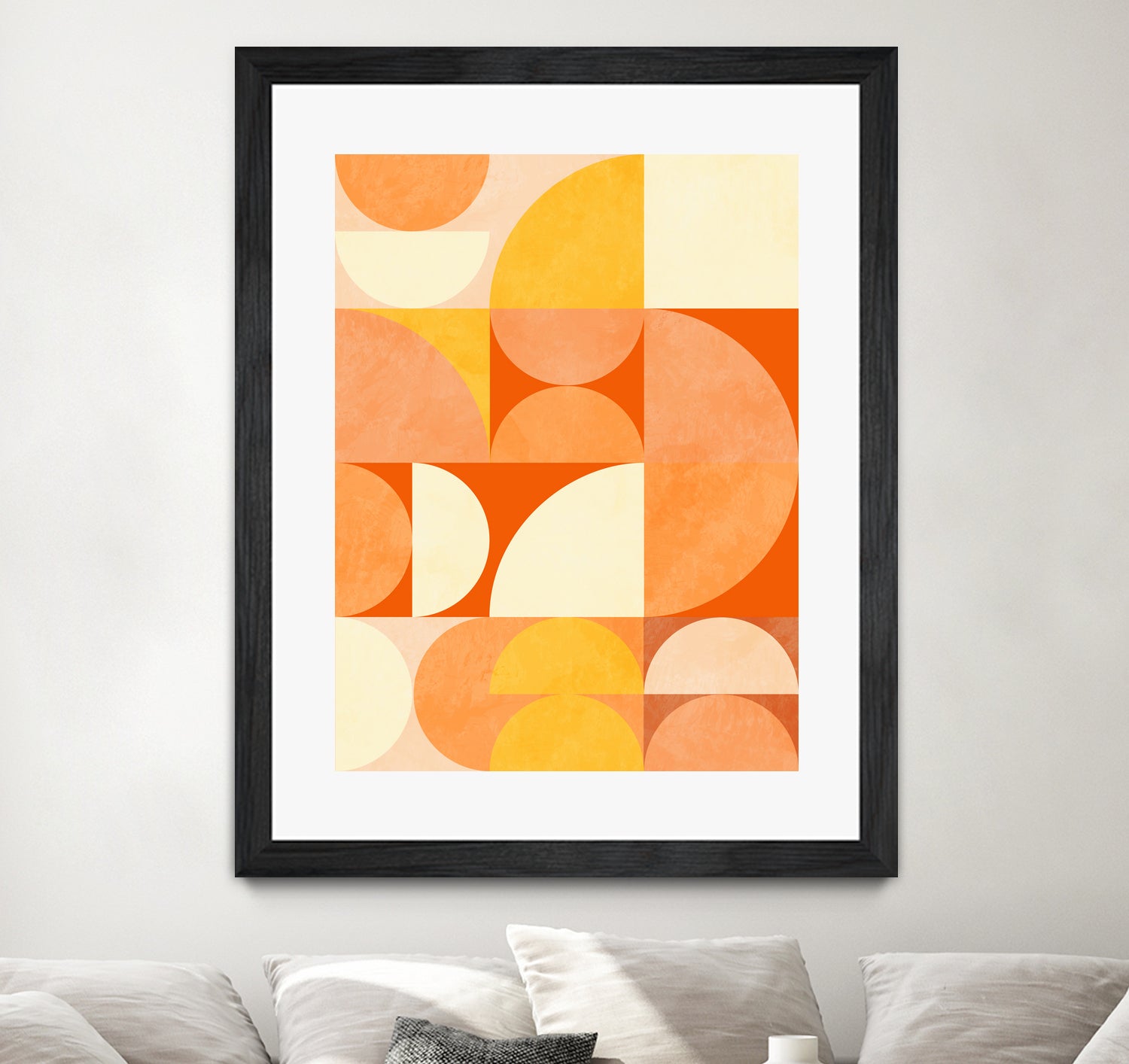 Spring Mid Rhapsody Orange 3 by Ana Rut Bre on GIANT ART - abstract abstract