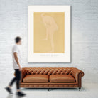 Figure Bending Forward With Right Knee Raised by Auguste Rodin on GIANT ART - auguste rodin figurative auguste rodin