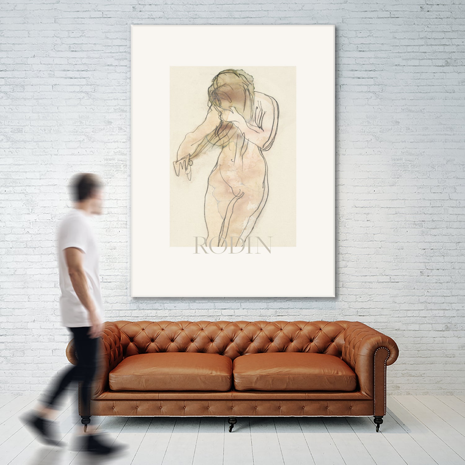 Study of Nude by Auguste Rodin on GIANT ART - auguste rodin figurative auguste rodin