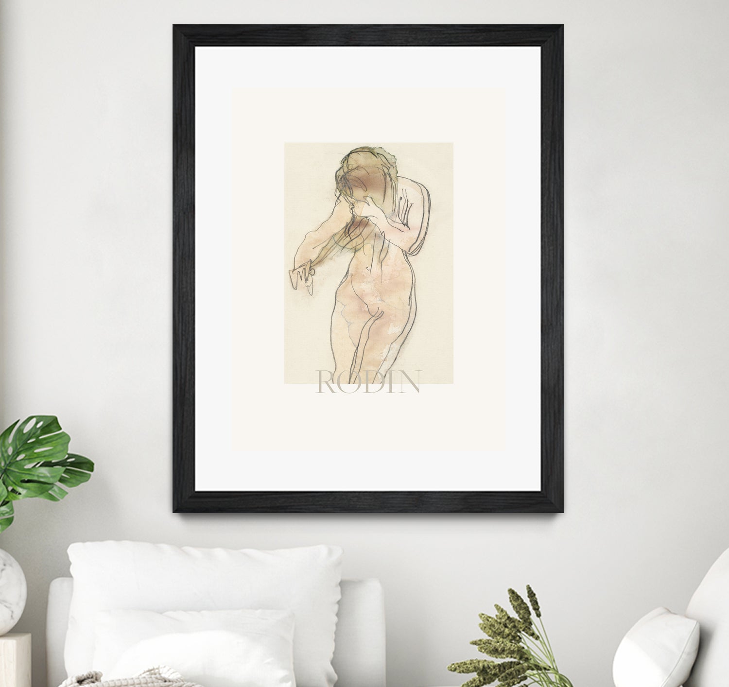 Study of Nude by Auguste Rodin on GIANT ART - auguste rodin figurative auguste rodin