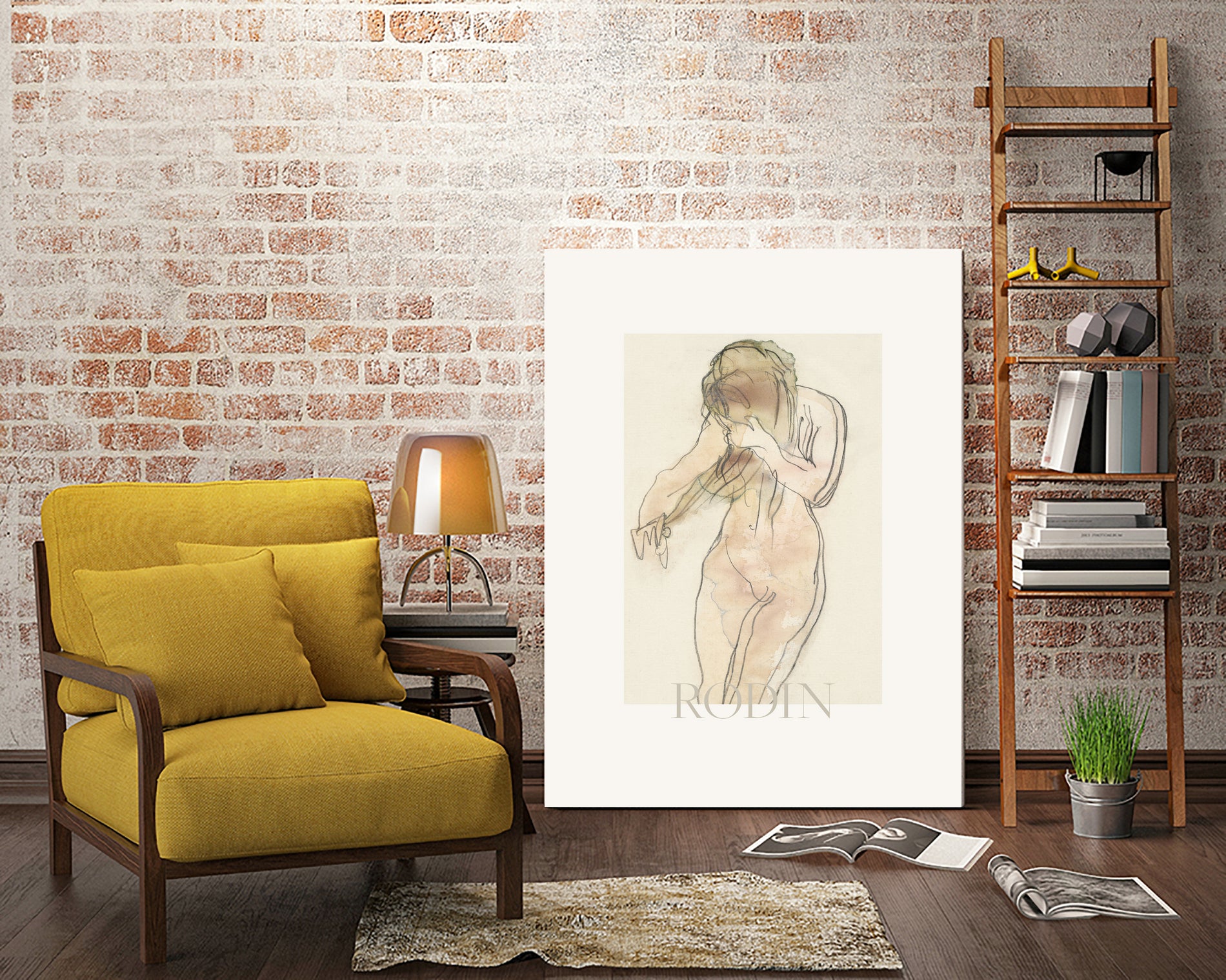 Study of Nude by Auguste Rodin on GIANT ART - auguste rodin figurative auguste rodin