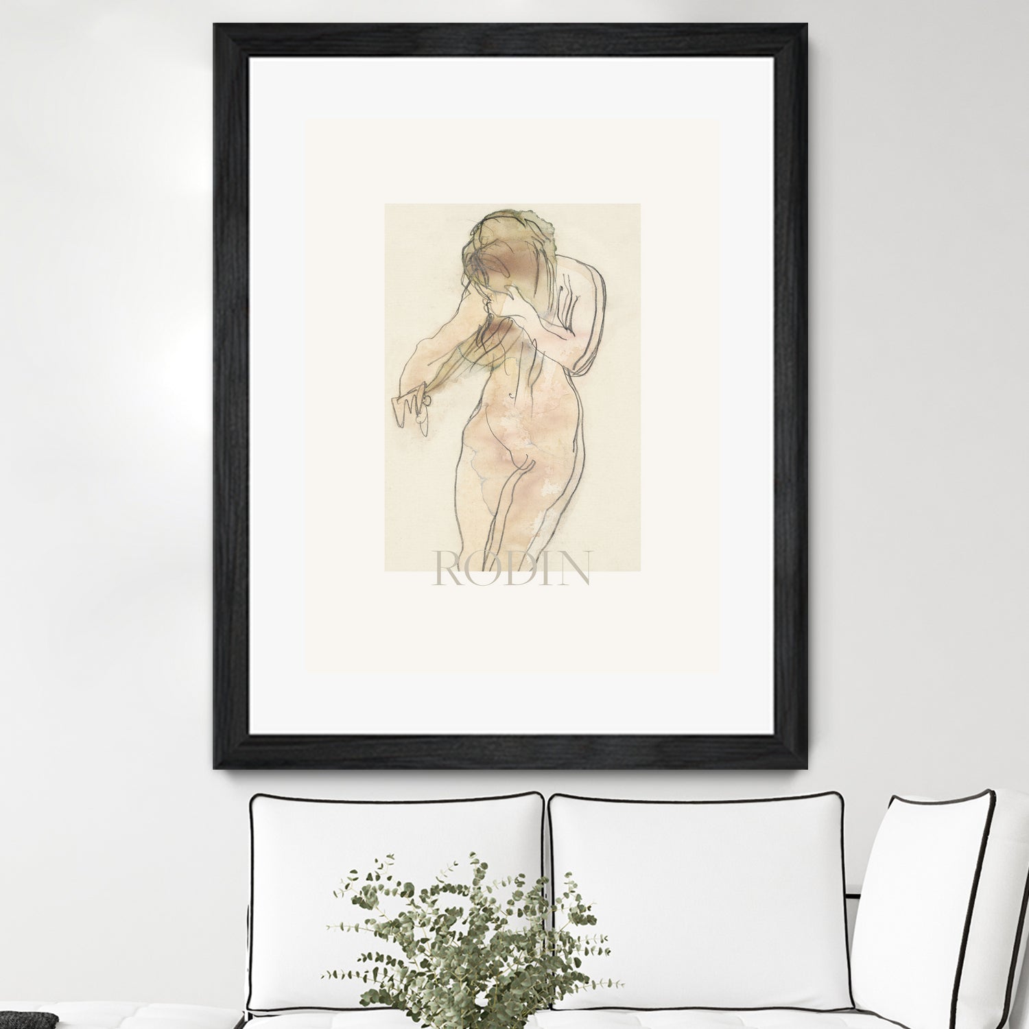 Study of Nude by Auguste Rodin on GIANT ART - auguste rodin figurative auguste rodin