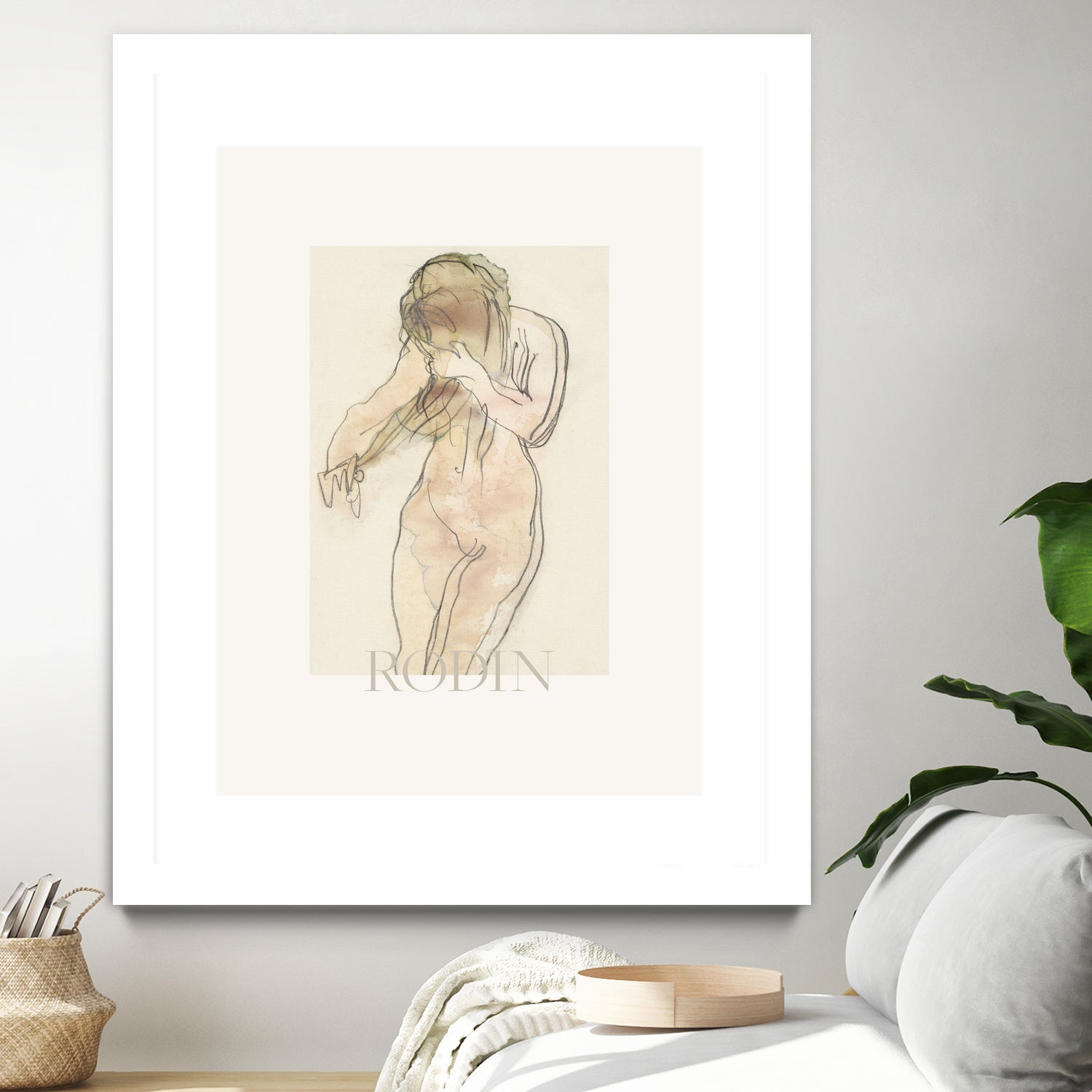 Study of Nude by Auguste Rodin on GIANT ART - auguste rodin figurative auguste rodin