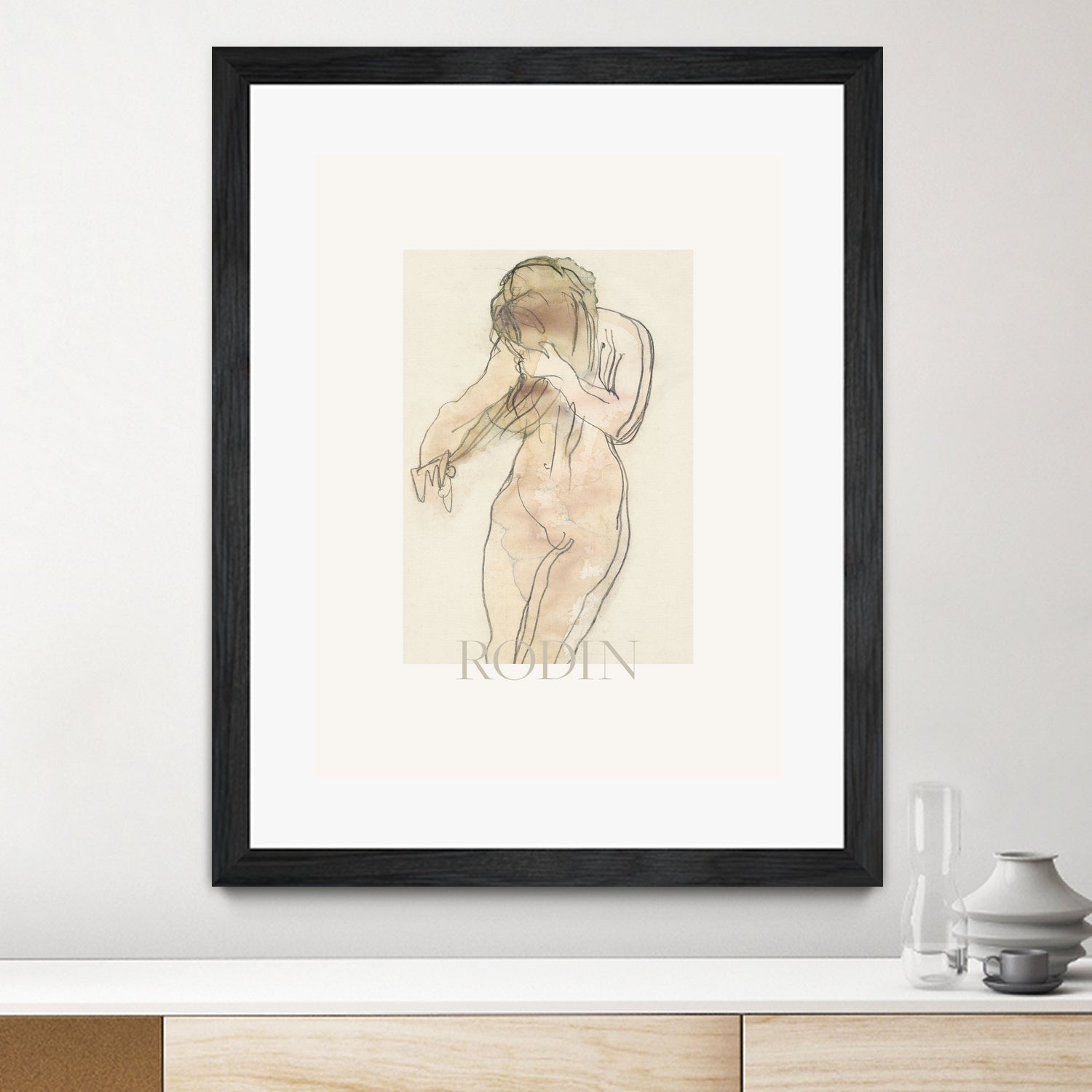 Study of Nude by Auguste Rodin on GIANT ART - auguste rodin figurative auguste rodin