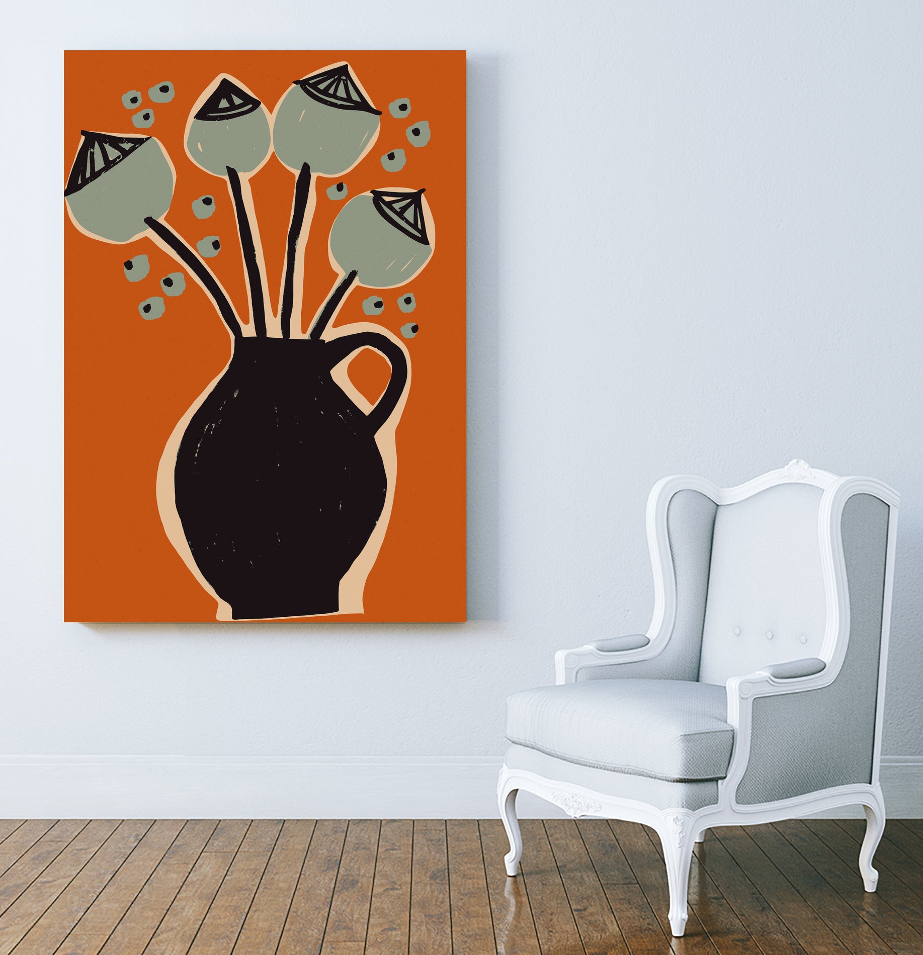Vintage Vibes No 3 by Treechild on GIANT ART - illustration retro
