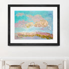 Pastel Sky Drift by Dorothy Fagan on GIANT ART - illustration abstract landscape painting