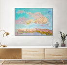 Pastel Sky Drift by Dorothy Fagan on GIANT ART - illustration abstract landscape painting