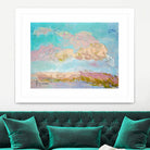 Pastel Sky Drift by Dorothy Fagan on GIANT ART - illustration abstract landscape painting