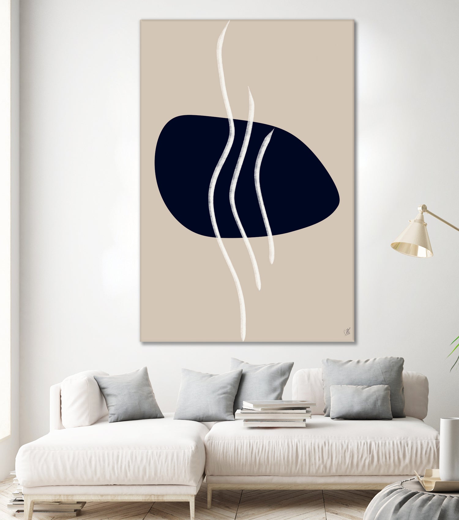 Scandi Abstract 2 by Anne-Marie on GIANT ART - abstract lines