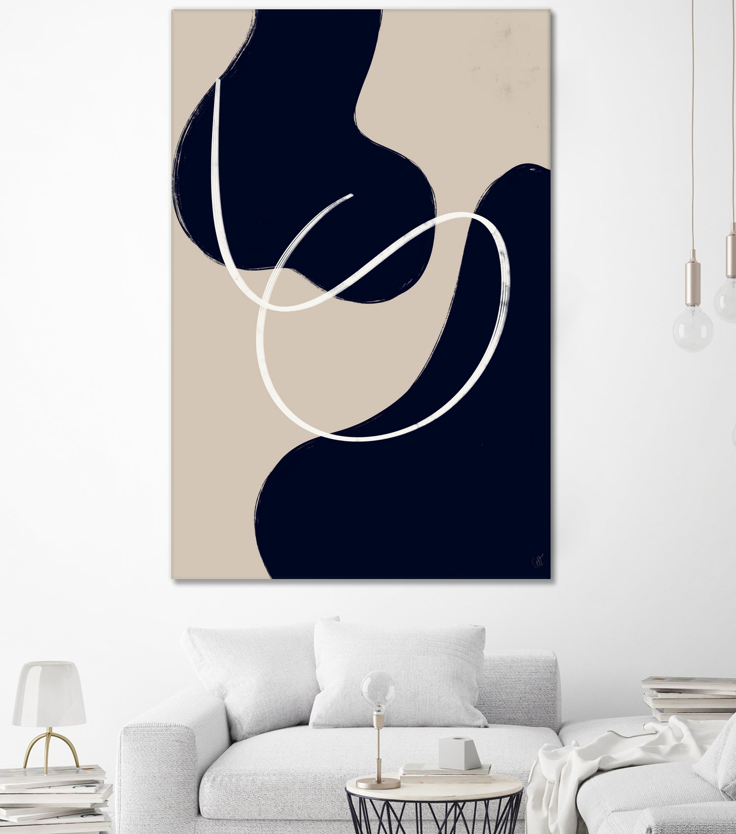 Scandi Abstract 3 by Anne-Marie on GIANT ART - abstract lines