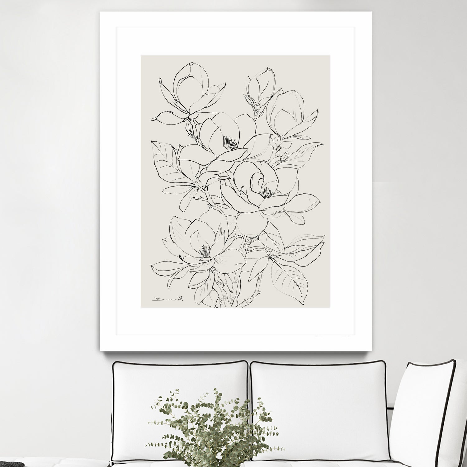 Magnolia Tree by Dan Hobday on GIANT ART - flower flowers and plants flower