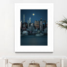 Lunar Elegance over Manhattan by Wei (David) Dai on GIANT ART - landscape usa