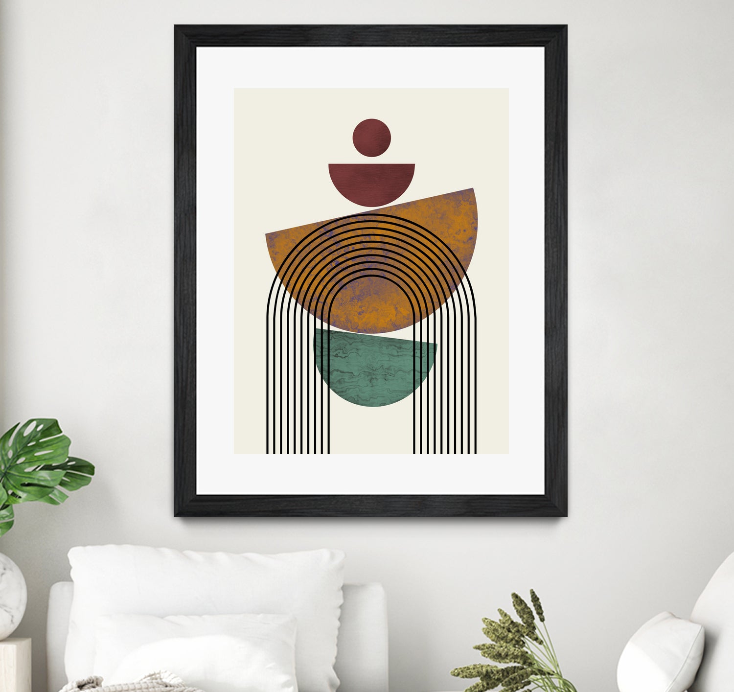 Textured Mid Century Composition by Little Dean on GIANT ART - illustration abstract wall art