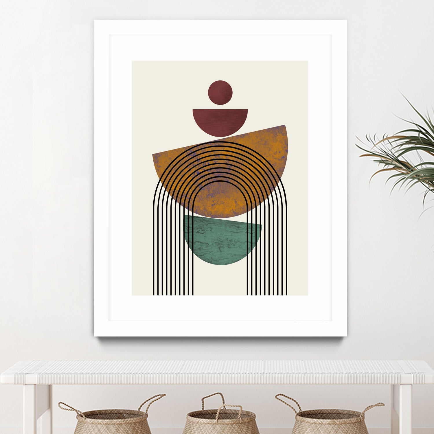 Textured Mid Century Composition by Little Dean on GIANT ART - illustration abstract wall art