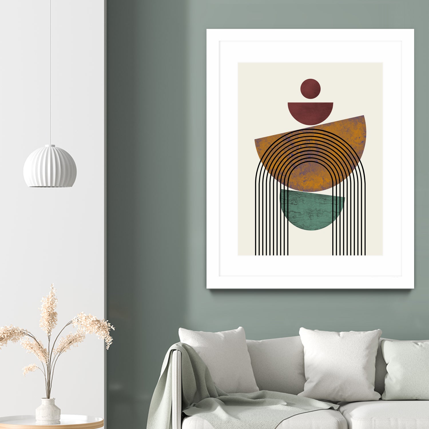 Textured Mid Century Composition by Little Dean on GIANT ART - illustration abstract wall art