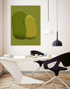 Stacking stone in green by Little on GIANT ART - illustration green