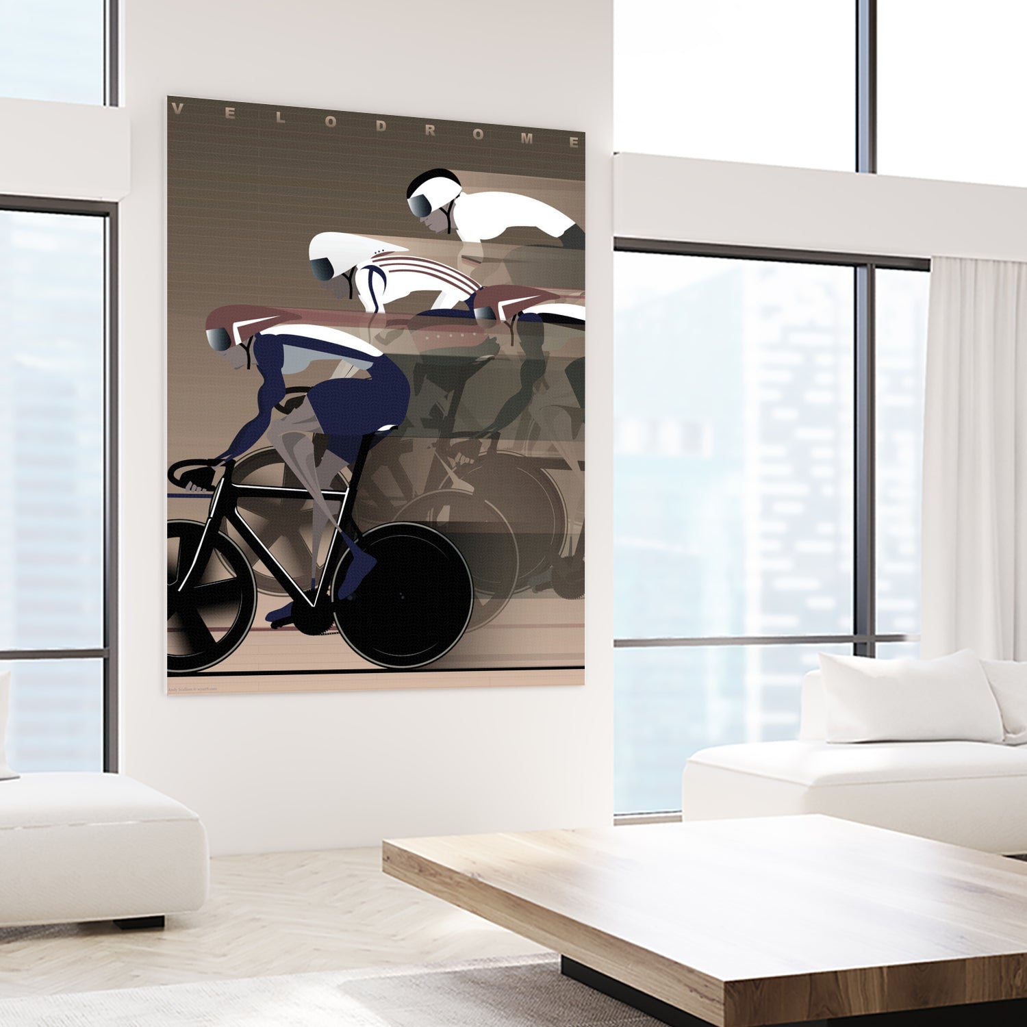 Velodrome by Wyatt 9 on GIANT ART - vintage poster,vintage,retro,old,poster,retro poster,old poster,text,vehicles,grand tour,bicycle,bike,bikes,transportaiton,bicycles,transportation,graphic,word, words, letter, letters, inspiration, inspirational,illustration,vehicle,sport,sports,action,biking,bicycling,cycling,person,people,bike ride,bike rider,bike riding,bicyclist,bike riders,bicyclists,race,racing,helmet,helmets,bicycle shop,family tree,high key,high-