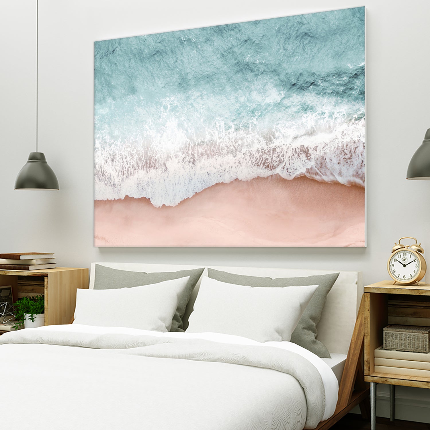 Beach Vibes III by Gemma Bardot on GIANT ART - pink landscape tourism