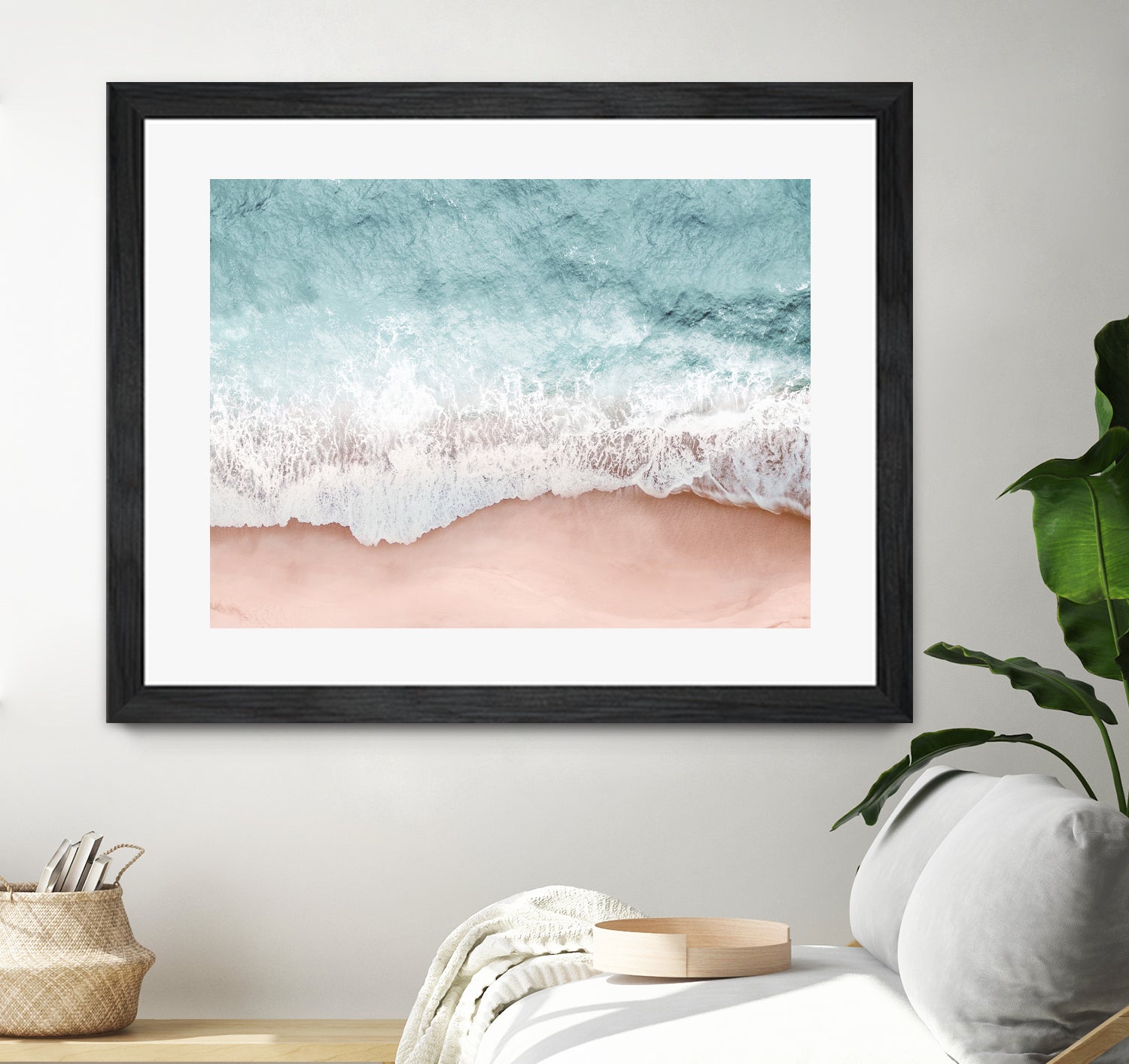 Beach Vibes III by Gemma Bardot on GIANT ART - pink landscape tourism