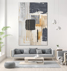 Neutral With Grey 1 by Sally on GIANT ART - ann moss