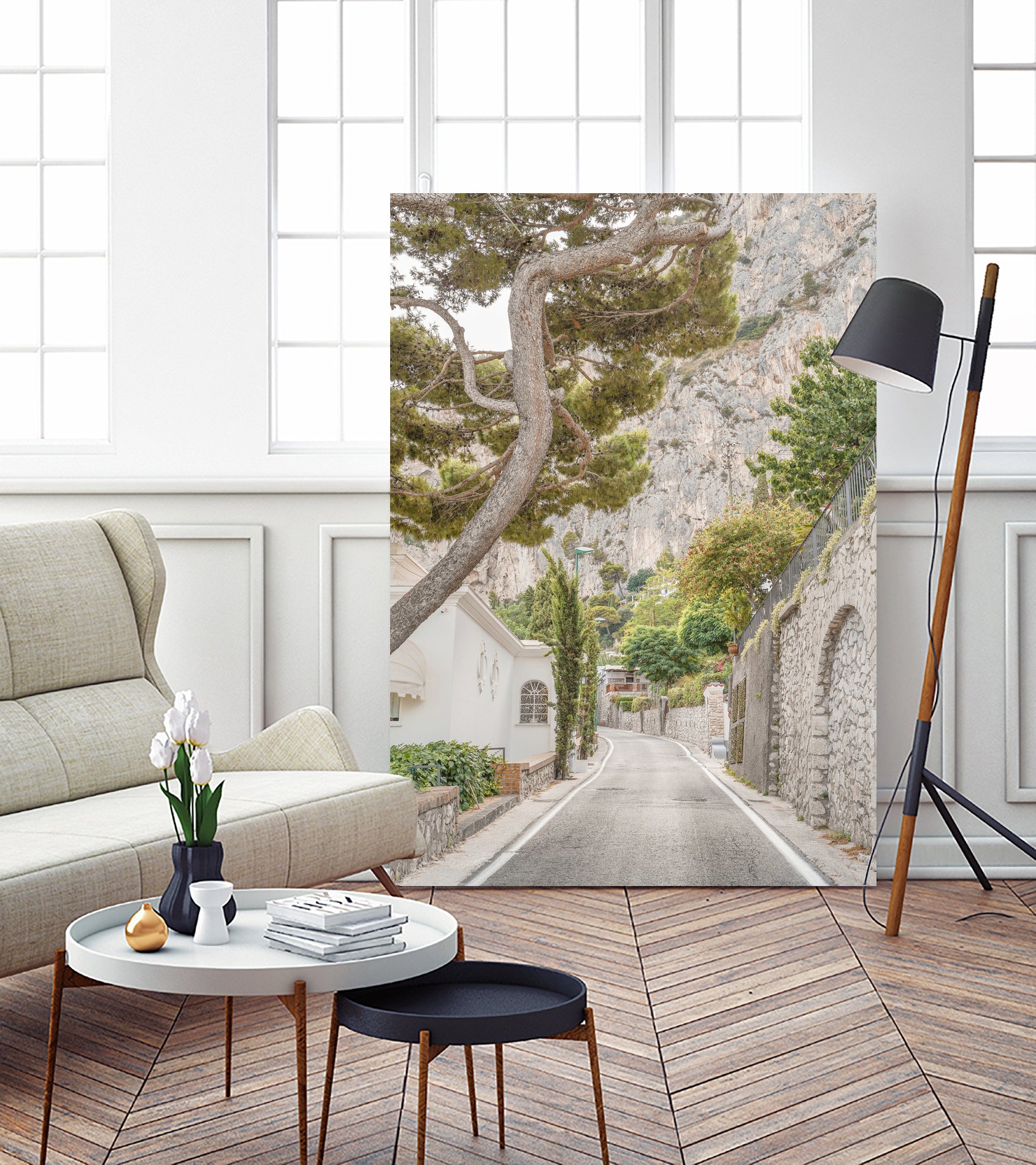 Streets of Capri by Henrike Schenk on GIANT ART - landscape capri