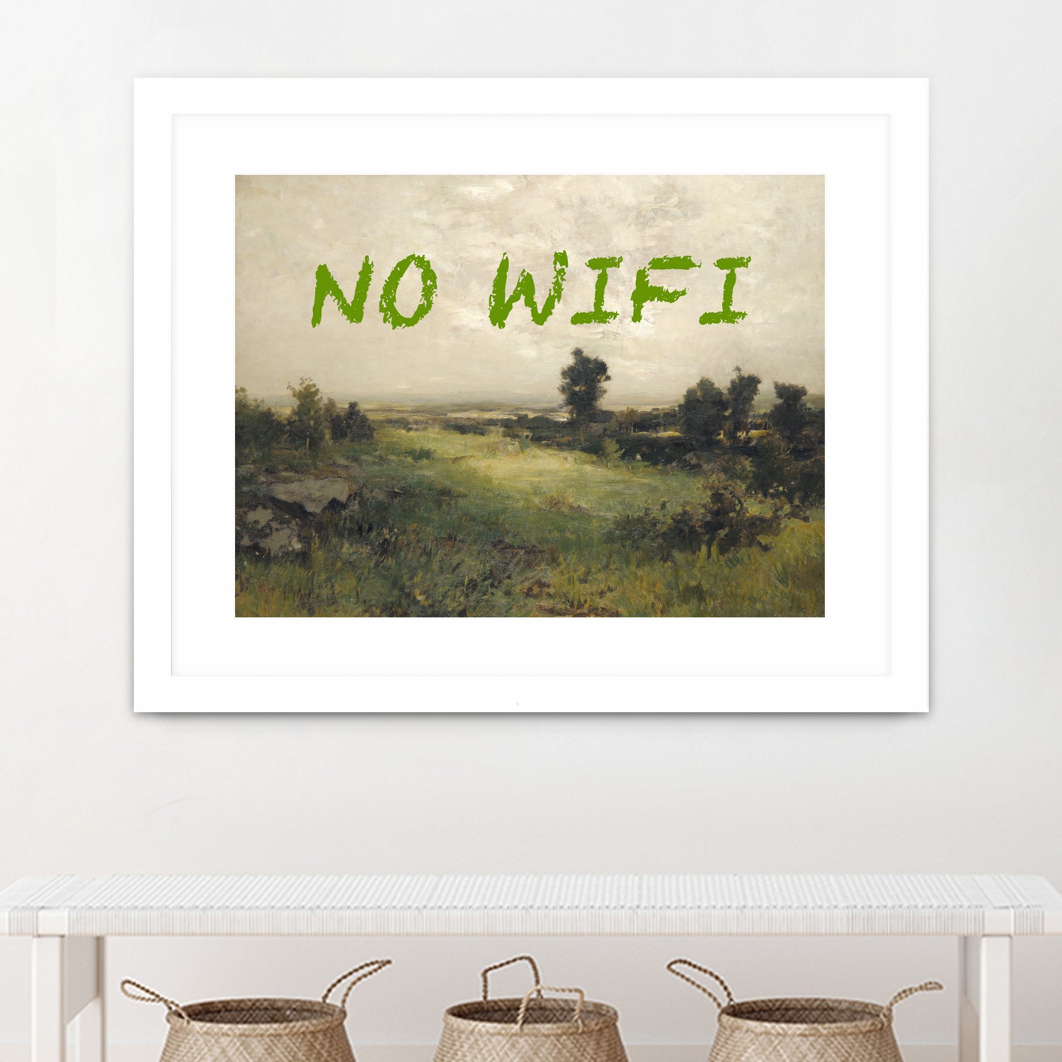 No WiFi / Oil Painting Landscape by The on GIANT ART - art concept