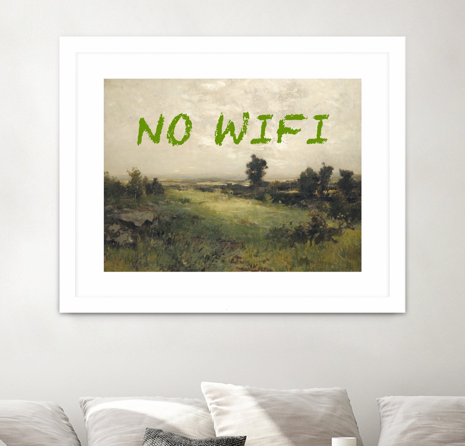 No WiFi / Oil Painting Landscape by The on GIANT ART - art concept