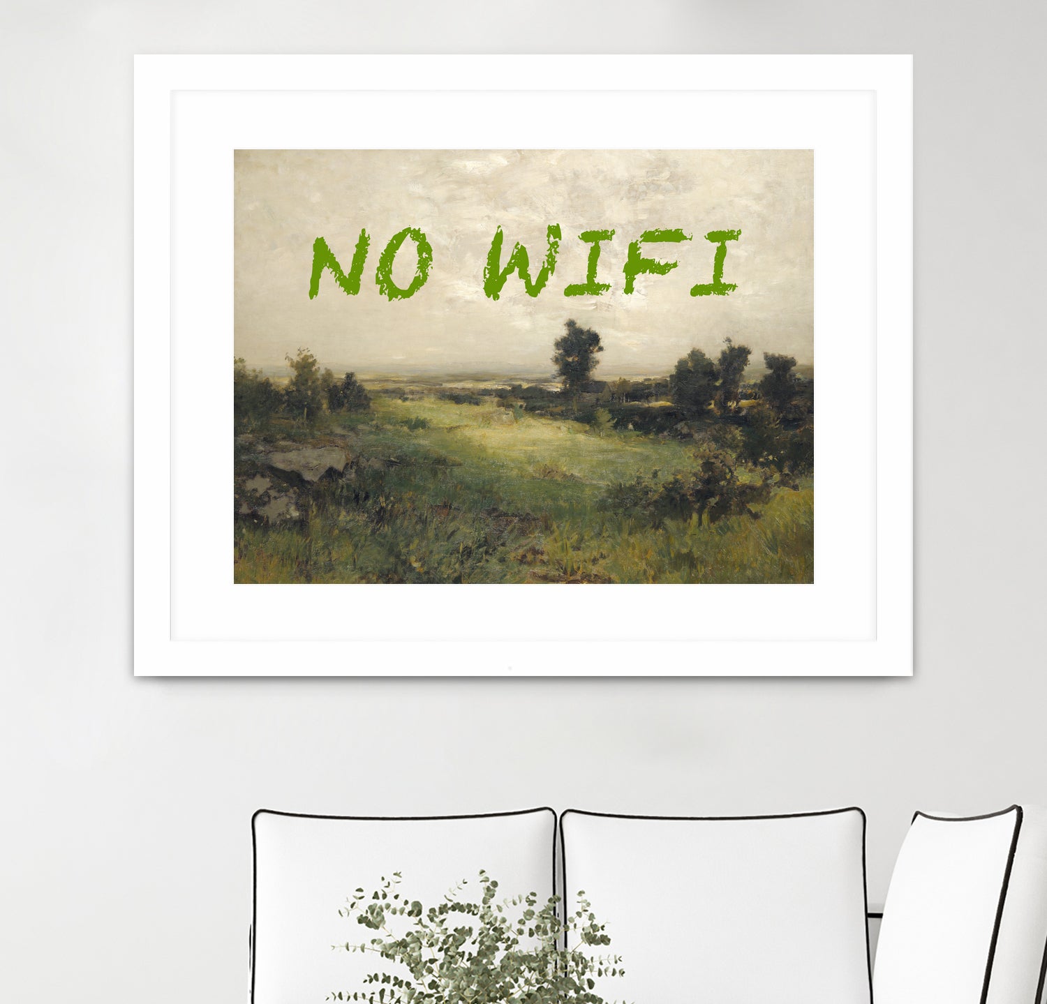 No WiFi / Oil Painting Landscape by The on GIANT ART - art concept