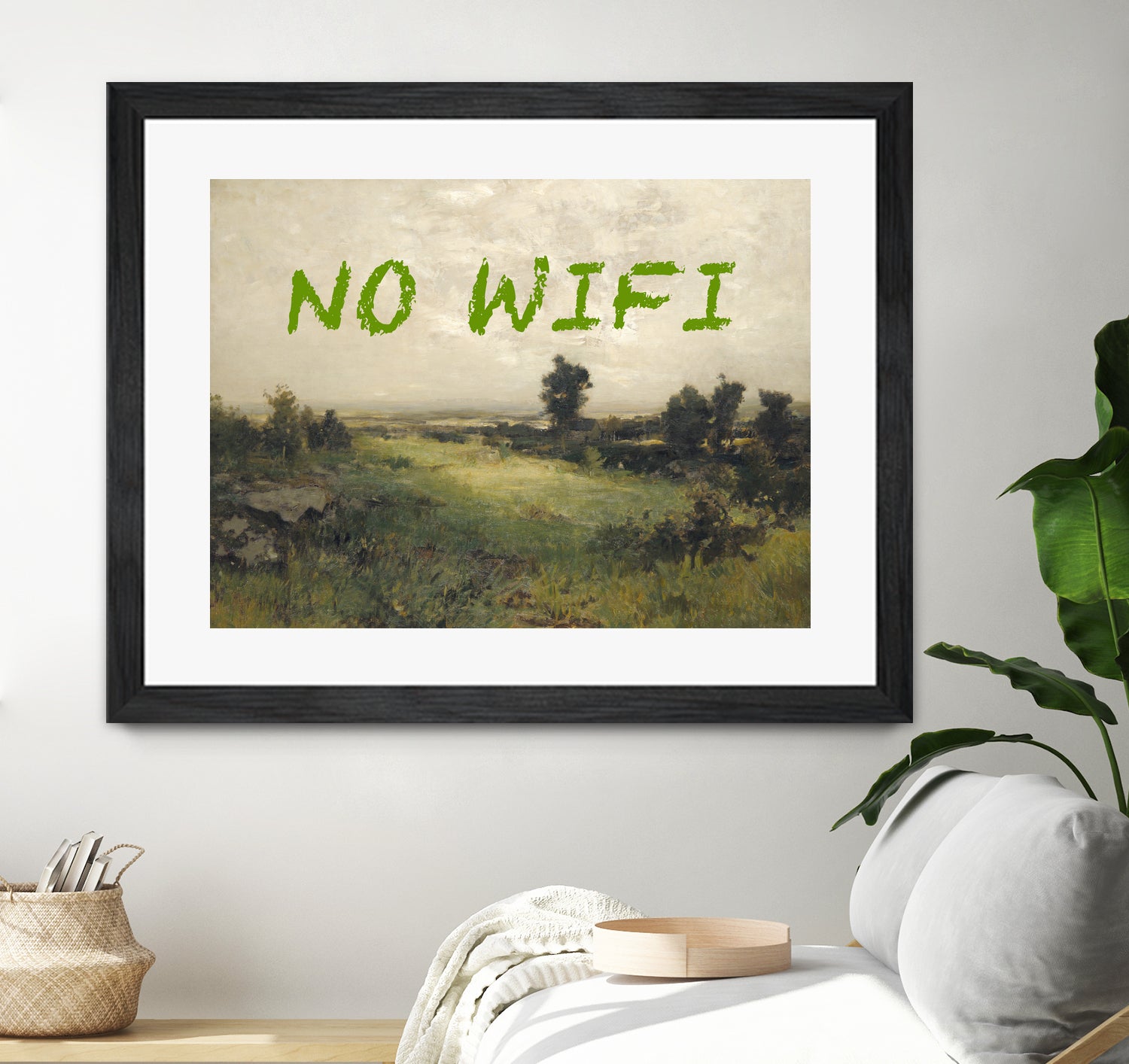 No WiFi / Oil Painting Landscape by The on GIANT ART - art concept