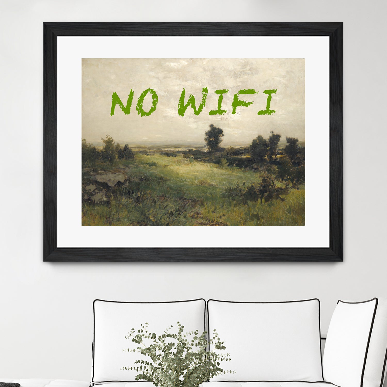 No WiFi / Oil Painting Landscape by The on GIANT ART - art concept