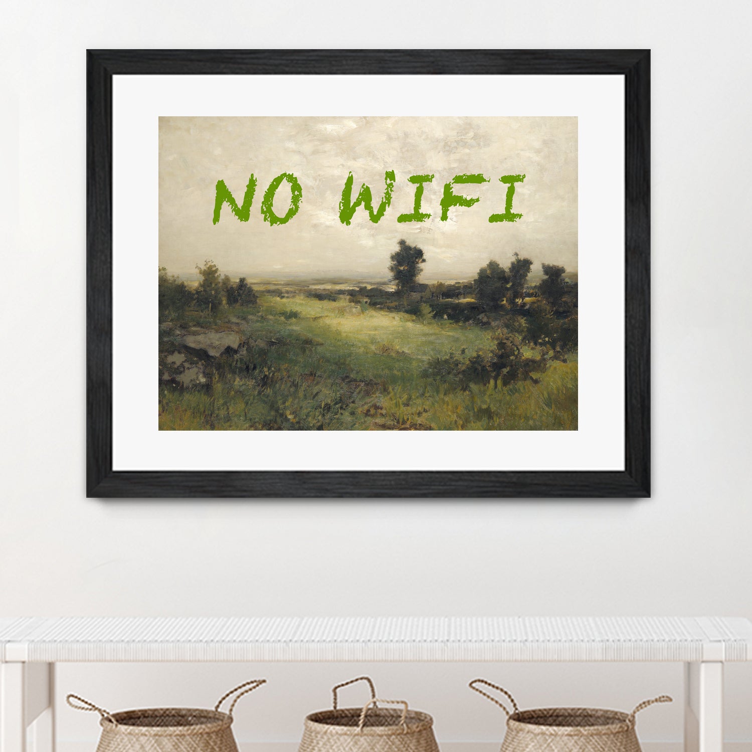 No WiFi / Oil Painting Landscape by The on GIANT ART - art concept