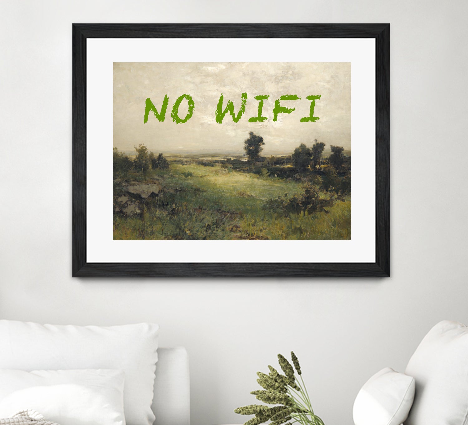 No WiFi / Oil Painting Landscape by The on GIANT ART - art concept