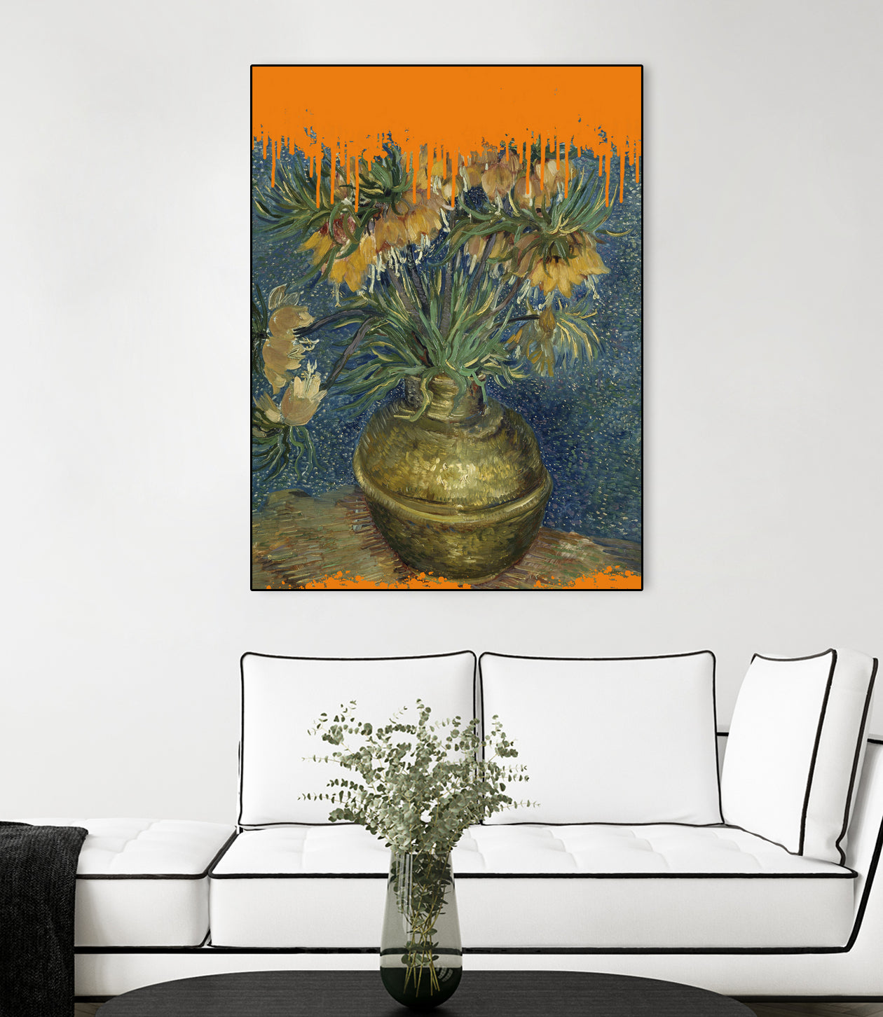 Collage Sunflowers and the splash Van Gogh by The on GIANT ART - art concept