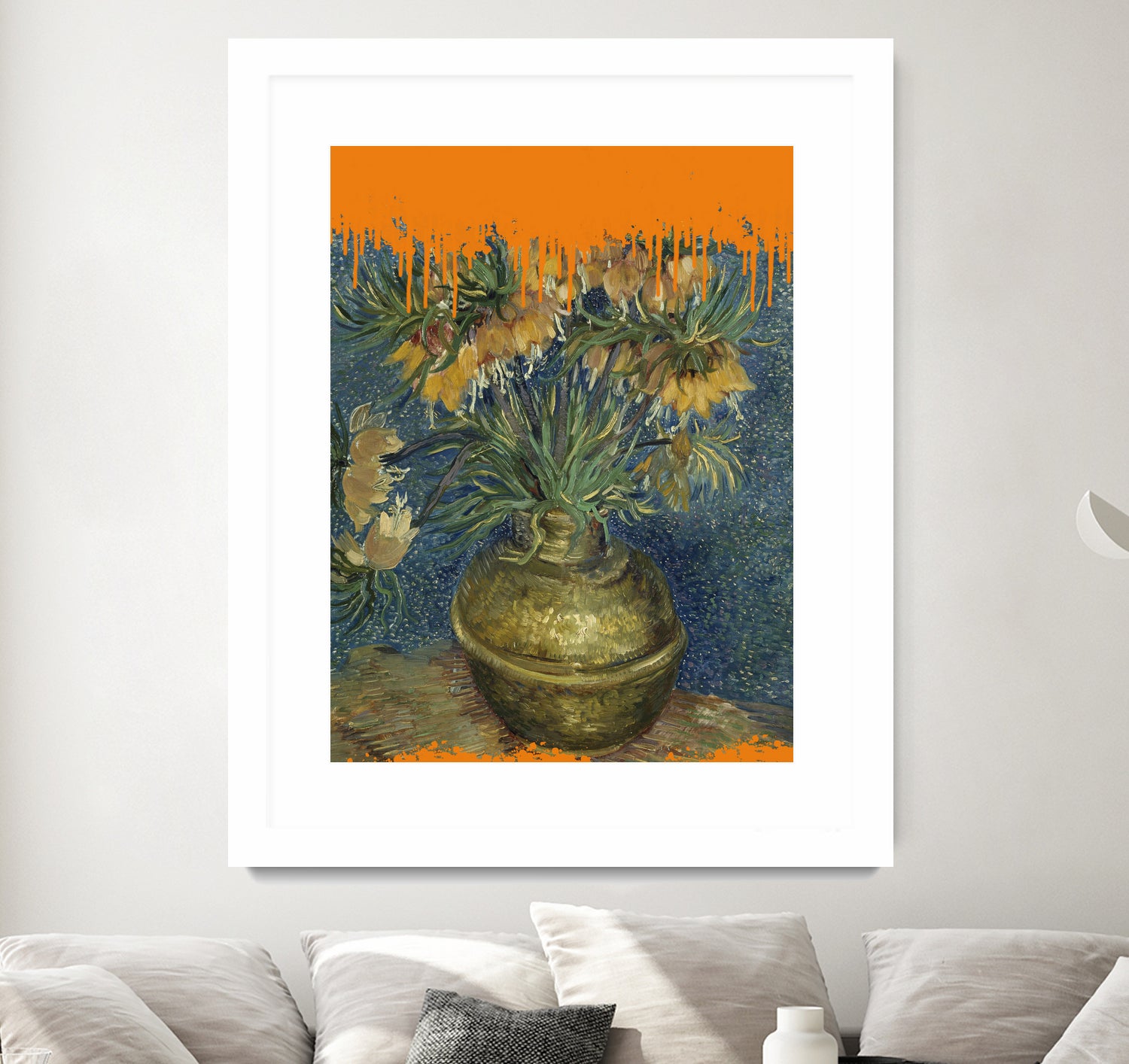 Collage Sunflowers and the splash Van Gogh by The on GIANT ART - art concept