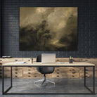 Moody Woods by Dan Hobday on GIANT ART - green hobday