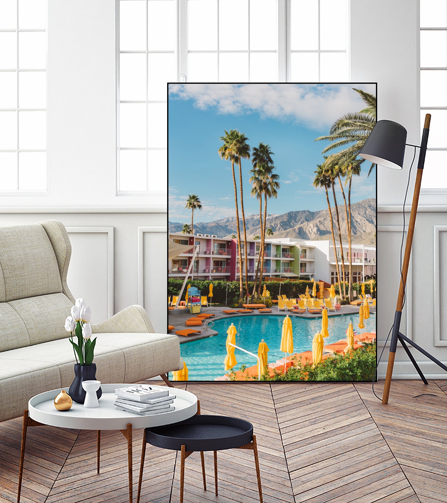 Palm Springs Saguaro by Bethany on GIANT ART - bleu botanical px2758276
