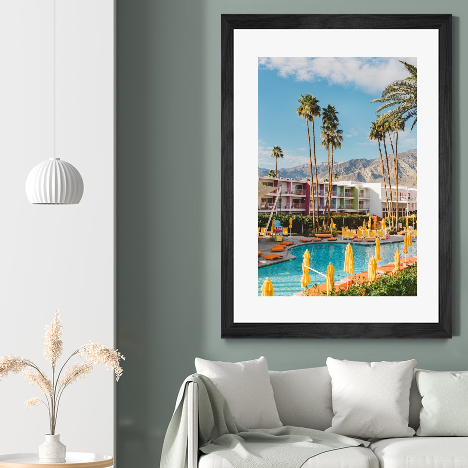 Palm Springs Saguaro by Bethany on GIANT ART - bleu botanical px2758276