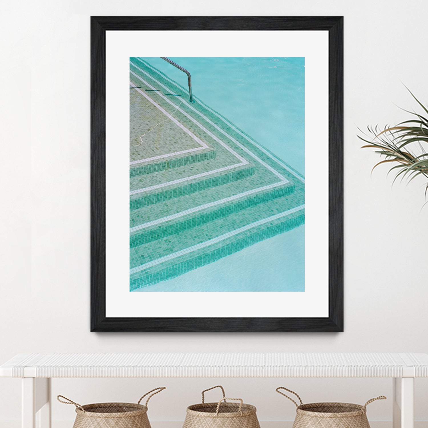 Palm Springs Pool Day II by Bethany on GIANT ART - photography aqua