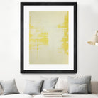 SUNNY SIDE UP by Gustaf Tidholm on GIANT ART - abstract yellow