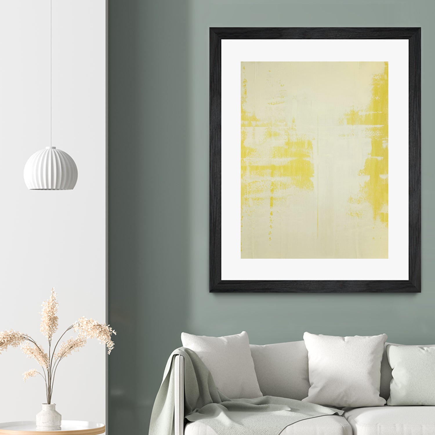 SUNNY SIDE UP by Gustaf Tidholm on GIANT ART - abstract yellow