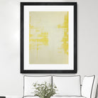 SUNNY SIDE UP by Gustaf Tidholm on GIANT ART - abstract yellow