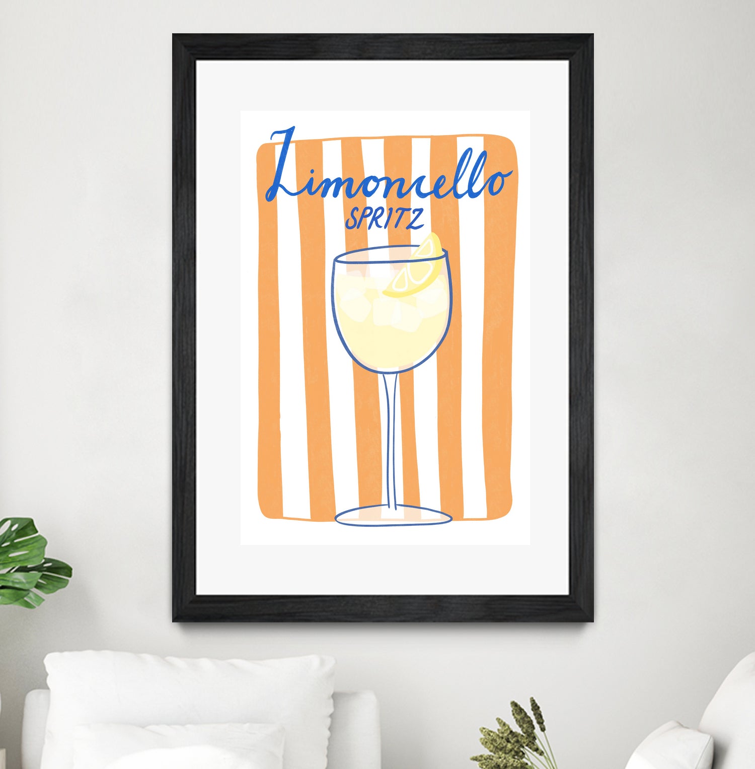 Citrus Delight by Athene Fritsch on GIANT ART - limoncello drink illustration food and drinks limoncello drink illustration