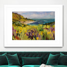 Coastal California  by Maxine Shore  on GIANT ART - green landscape  coast