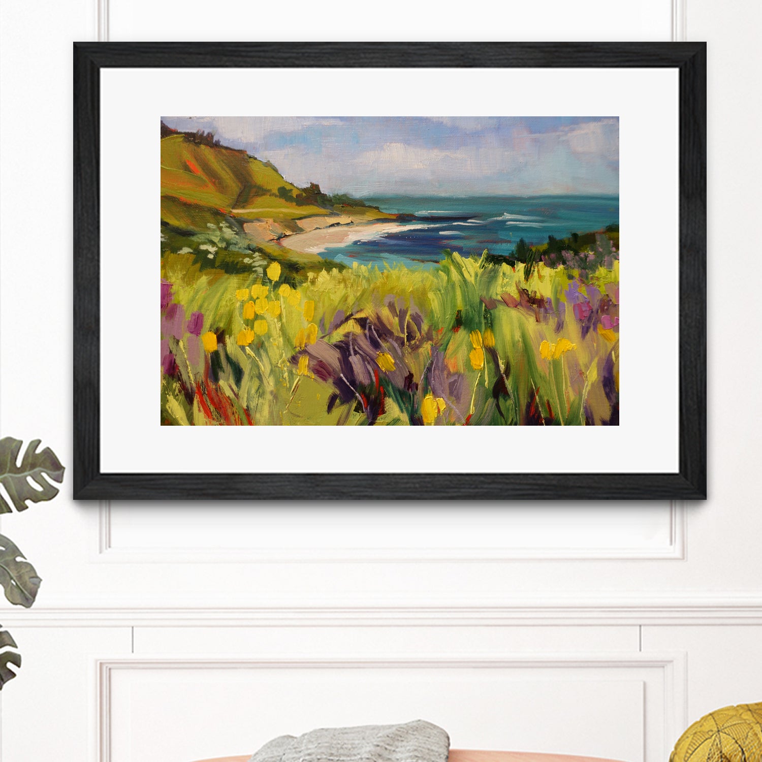 Coastal California  by Maxine Shore  on GIANT ART - green landscape  coast
