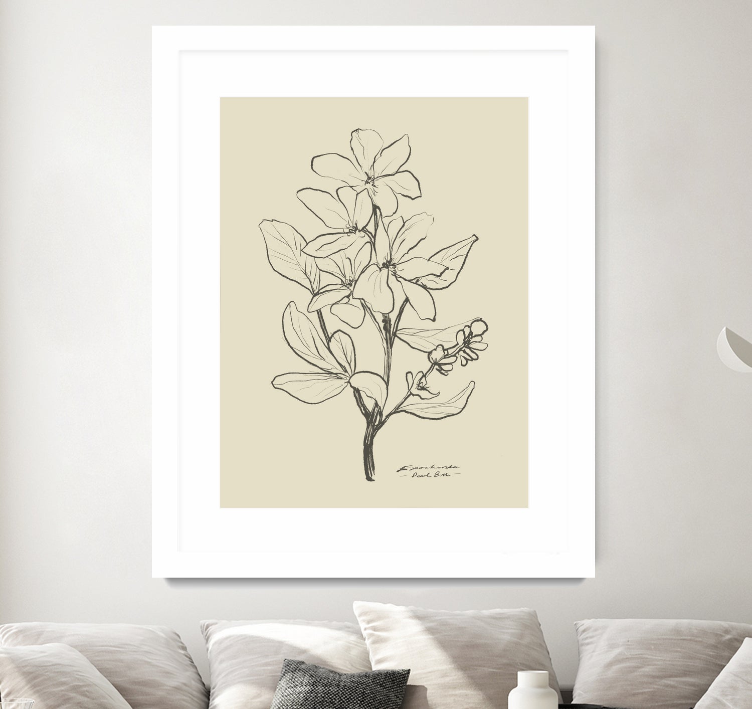 Floral 1 by Dan Hobday on GIANT ART - flowers and plants sketch