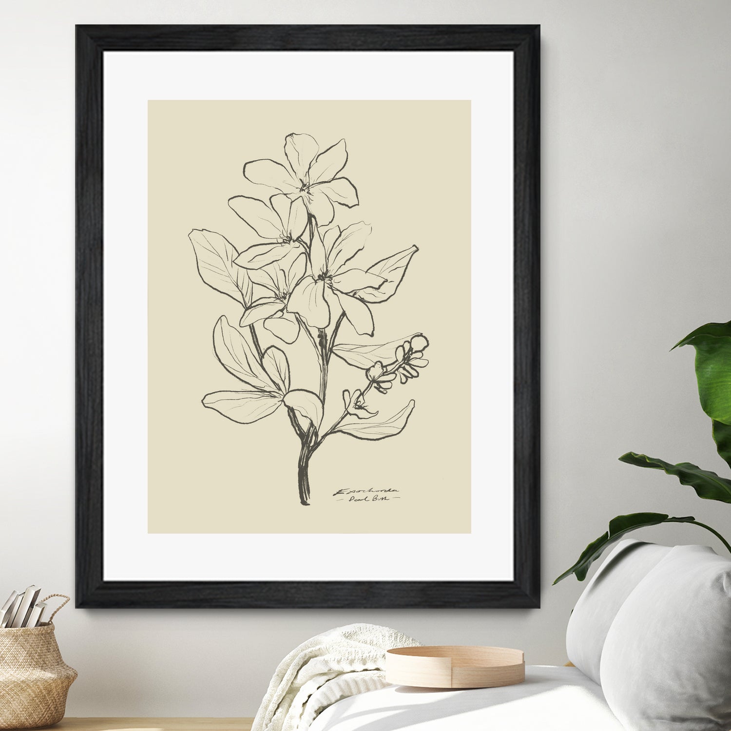 Floral 1 by Dan Hobday on GIANT ART - flowers and plants sketch
