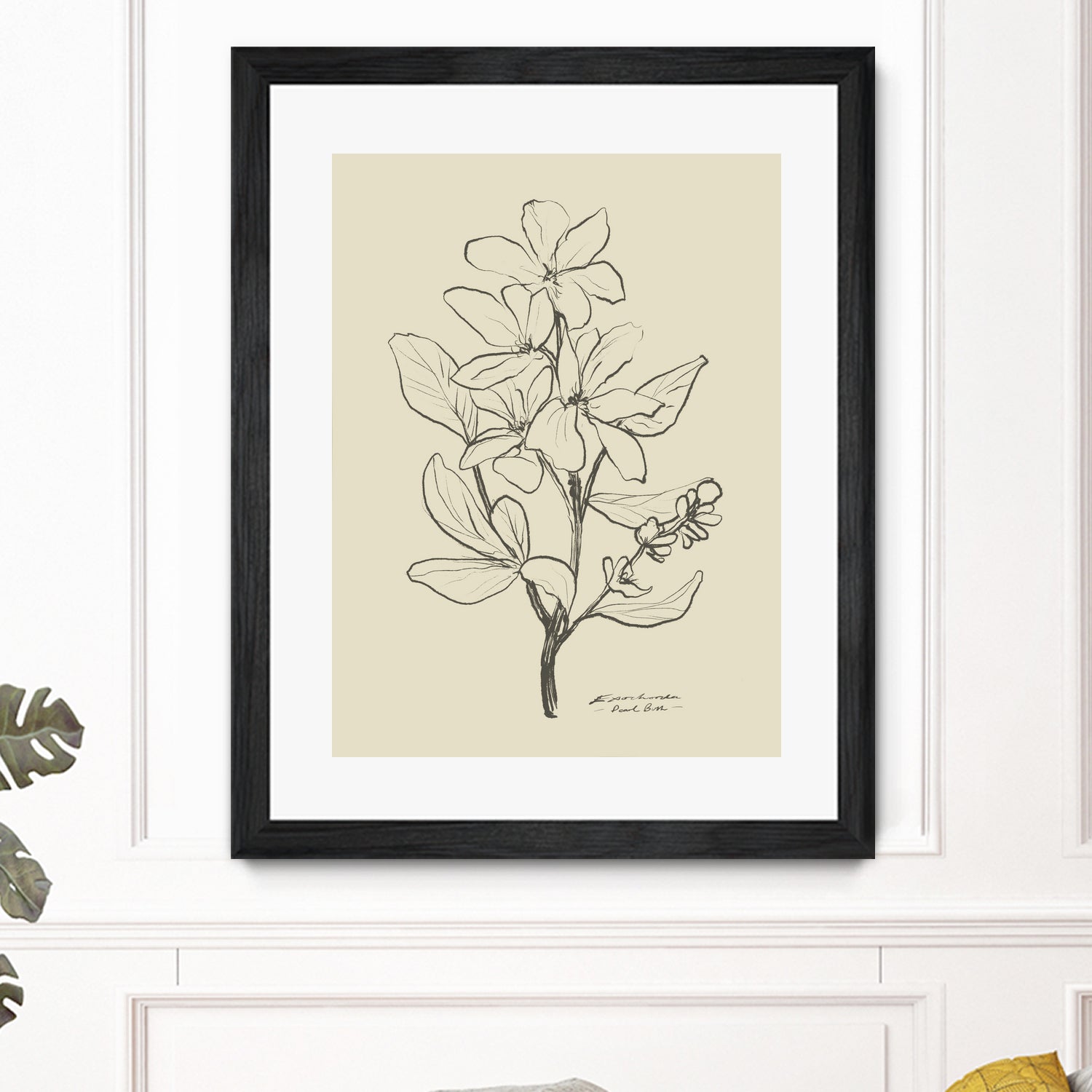 Floral 1 by Dan Hobday on GIANT ART - flowers and plants sketch