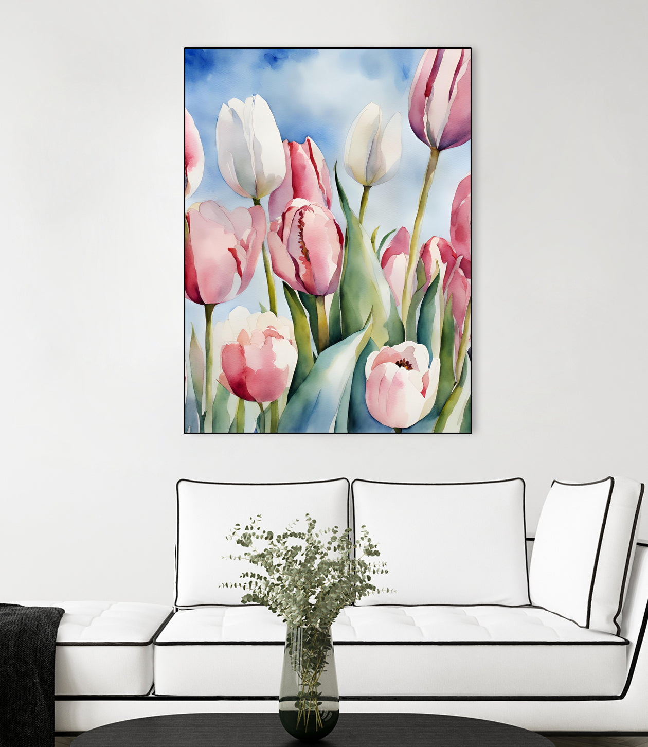 Tulpenfeld by Ohkimiko on GIANT ART - illustration tulpen