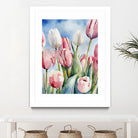 Tulpenfeld by Ohkimiko on GIANT ART - illustration tulpen